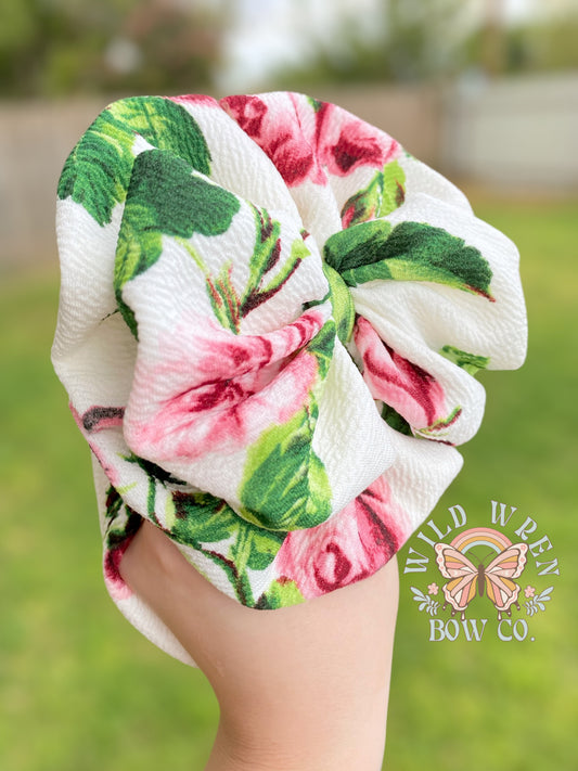 RTS - extra messy floral wrap